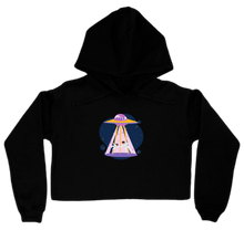 Space Adventure Female Crop Hoodie
