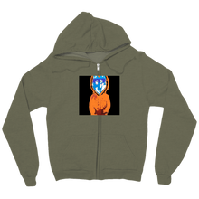 Cuddly zip-up-hoodie