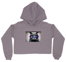 cat cropped hoodie
