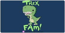 T-Rex Fam (GREEN) XXL Gaming Mousepad