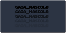 gaia_mascolo XXL Gaming Mousepad