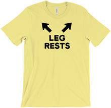 Leg Rests T-Shirt - Black Ink
