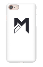 Myles iPhone Phone Cases (White)