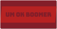 Um Ok Bommer XXL Gaming Mousepad