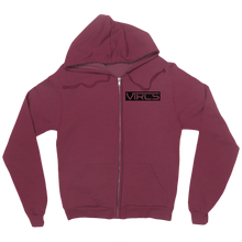 Vircs Zip-Up Hoodie (Black Logo)