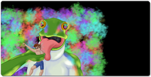 Cosmic Frog XXL Gaming Mousepad