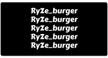 ryze_burger XXL Gaming Mousepad