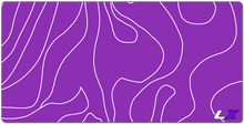 locxx squiggly purple XXL Gaming Mousepad