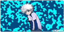 Killua Inspired Mousepad (18x36)