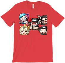 Many Heroez Faces and Champs Shirt
