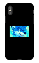 blue wolf iPhone Phone Cases