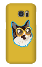 CoolAmora Blue Print Samsung Phone Cases