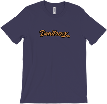 T-Shirt | Dendroxx Schriftzug Goldbraun