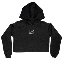 Black and Gray All Gaming Women’s Cropped Hoodie