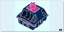 Switch With a Cyan Back-round