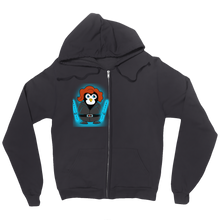 Black Widow Penguin Zip Hoodie