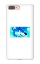 blue wolf iPhone Phone Cases