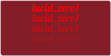 lucid_zero1 XXL Gaming Mousepad
