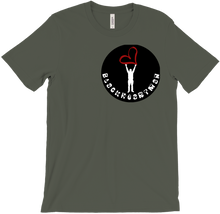 BlackHeartMan T-Shirts (Red Outlined Heart)