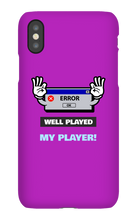 zebbson Well played iPhone Case