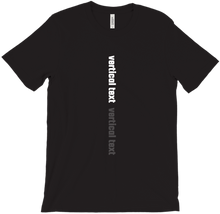 Vertical Text meme shirt