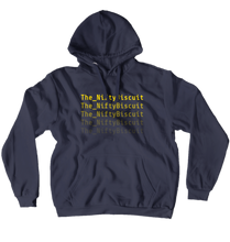 The_NiftyBiscuit Falling Text Pullover Hoodie
