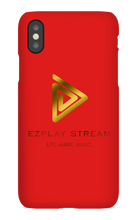EZPLAYSTREAM iPhone Phone Case (Metal Gold Logo)