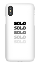 Fading Solo Text iPhone Phone Cases