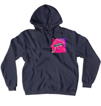 hoodie with small twitch logo