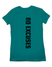 NO EXCUSES women tshirt back