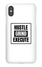 HUSTLE GRIND EXECUTE iPhone Phone Cases