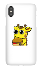 lexxlegion hamburger giraffe  iPhone Phone Cases