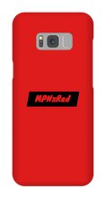 MPNxRed Simple Series (Black) Samsung Phone Cases
