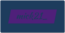 mick21_ XXL Gaming Mousepad