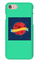 Welcome To mars Iphone case