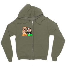 Lets Go! Bulldog Zip-Up Hoodie