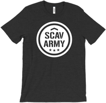 Scav Army White Print T-Shirt
