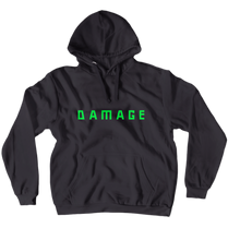 DAMAGE Text Hoodie