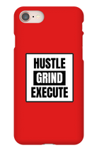 HUSTLE GRIND EXECUTE iPhone Phone Cases