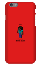 Rock hard iPhone Phone Cases