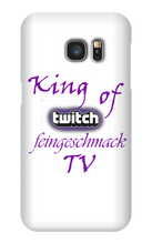 King of Twitch Samsung Schutzhülle (schwarz/weiß)