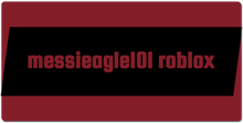 messieagle101roblox XXL Gaming Mousepad
