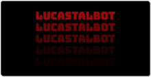 lucastalbot XXL Gaming Mousepad