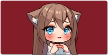 EricaErtsuu Shy XXL Gaming Mousepad