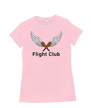 Flight Club (Logo & Words) Women's Cut Tee