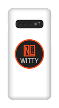 NLWITTY Circle Logo Samsung Phone Case - White