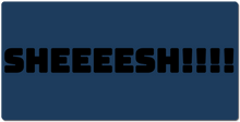 Peeewe XXL Sheeesh Gaming Mousepad