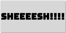 Peeewe XXL Sheeesh Gaming Mousepad