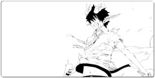 Rin mousepad white edition by VakarisV