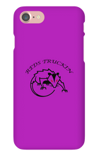 Reds Truckin Black Letters iPhone Cases